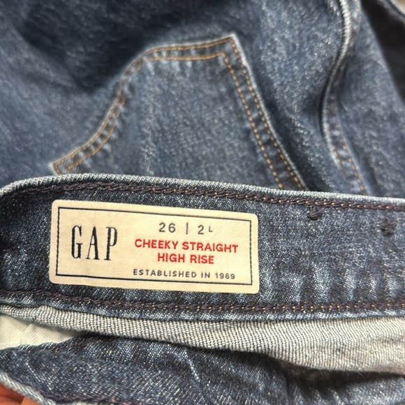 Gap - Cheeky Straight High Rise 26 long - Picture 3 of 4